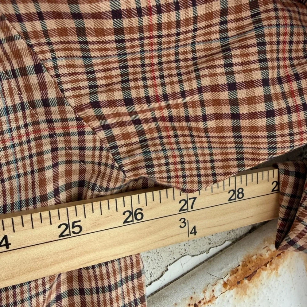 Vtg 90s Ralph Lauren Plaid Button‎ Down Shirt Mens L Blake Heritage Fit Classic